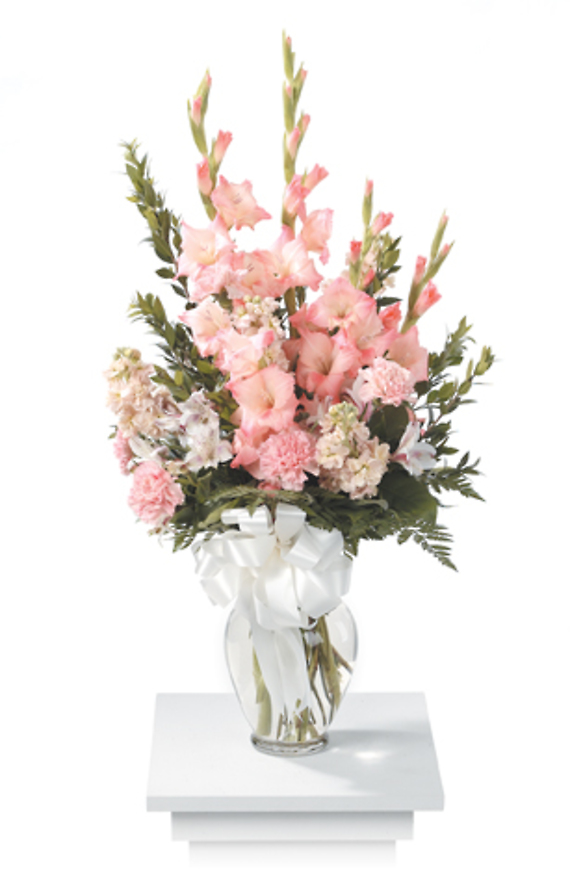 Pink Gladiola Arrangement