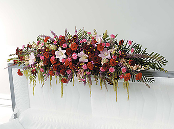 Mixed Flower Casket Adornment